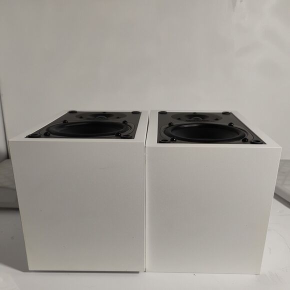 Pair Rare White Velodyne CHT-14WV Bookshelf Satellite Speakers 2002 - Picture 14 of 16